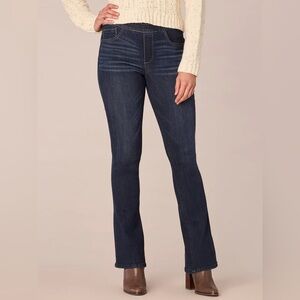 Democracy "Ab"solution High Rise Pull On Itty Bitty Boot Glider petite Jeans